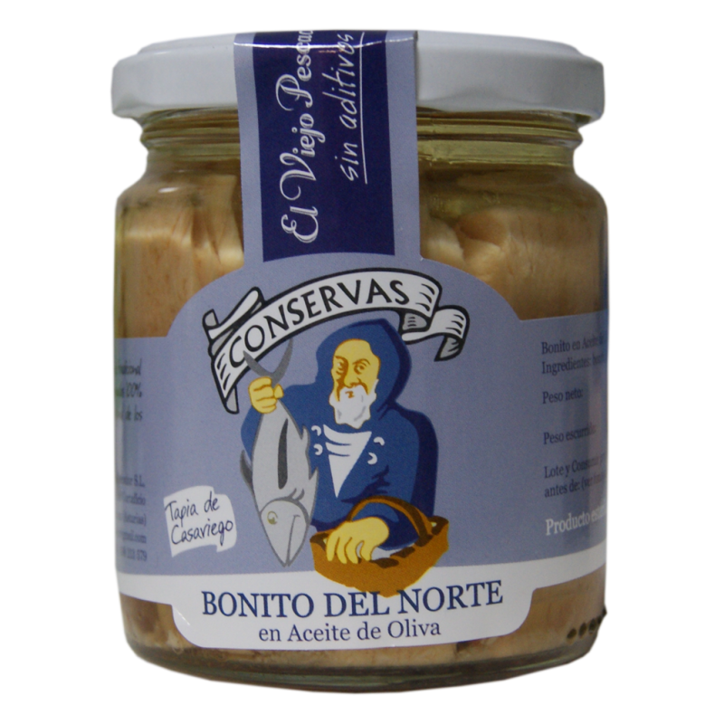 Bonito del Norte en aceite de oliva "El viejo pescador"