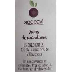 zumo arandanos
