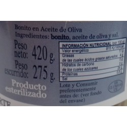 Bonito del Norte en aceite de oliva "El viejo pescador"