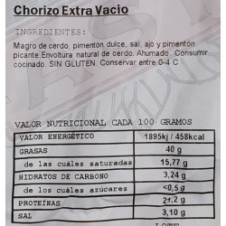 Chorizo al vacio AST pack3