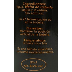 Cerveza "Idus de Marzo" NAVIEGA 33CL