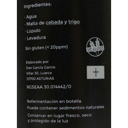 Cerveza "Tiberio" VAGAMAR 33CL