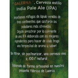 Cerveza "Galerna" VAGAMAR 33CL