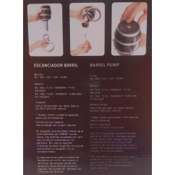 ESCANCIADOR ELECTRICO BARRIL