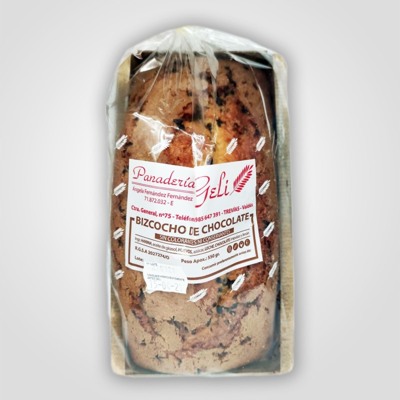 Bizcocho chocolate, GELI