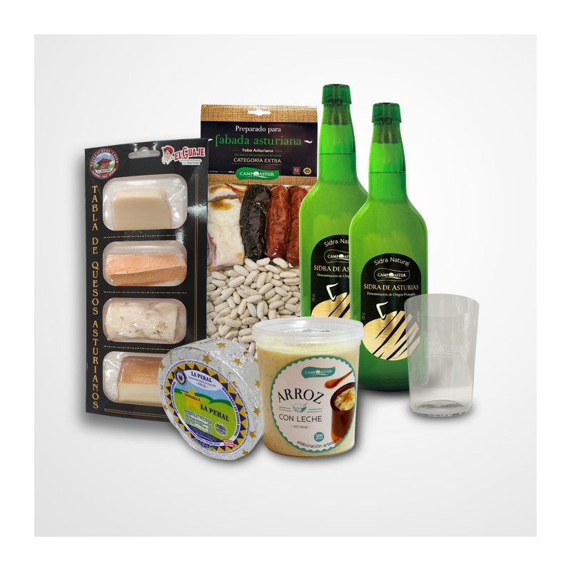 Lote para menú típico asturiano, 4 raciones