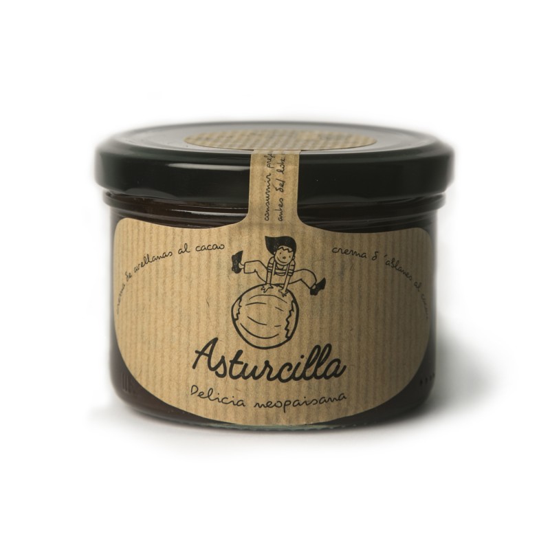 Crema de cacao y avellanas ASTURCILLA 230GR.